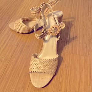 Brand new nude heeled sandals